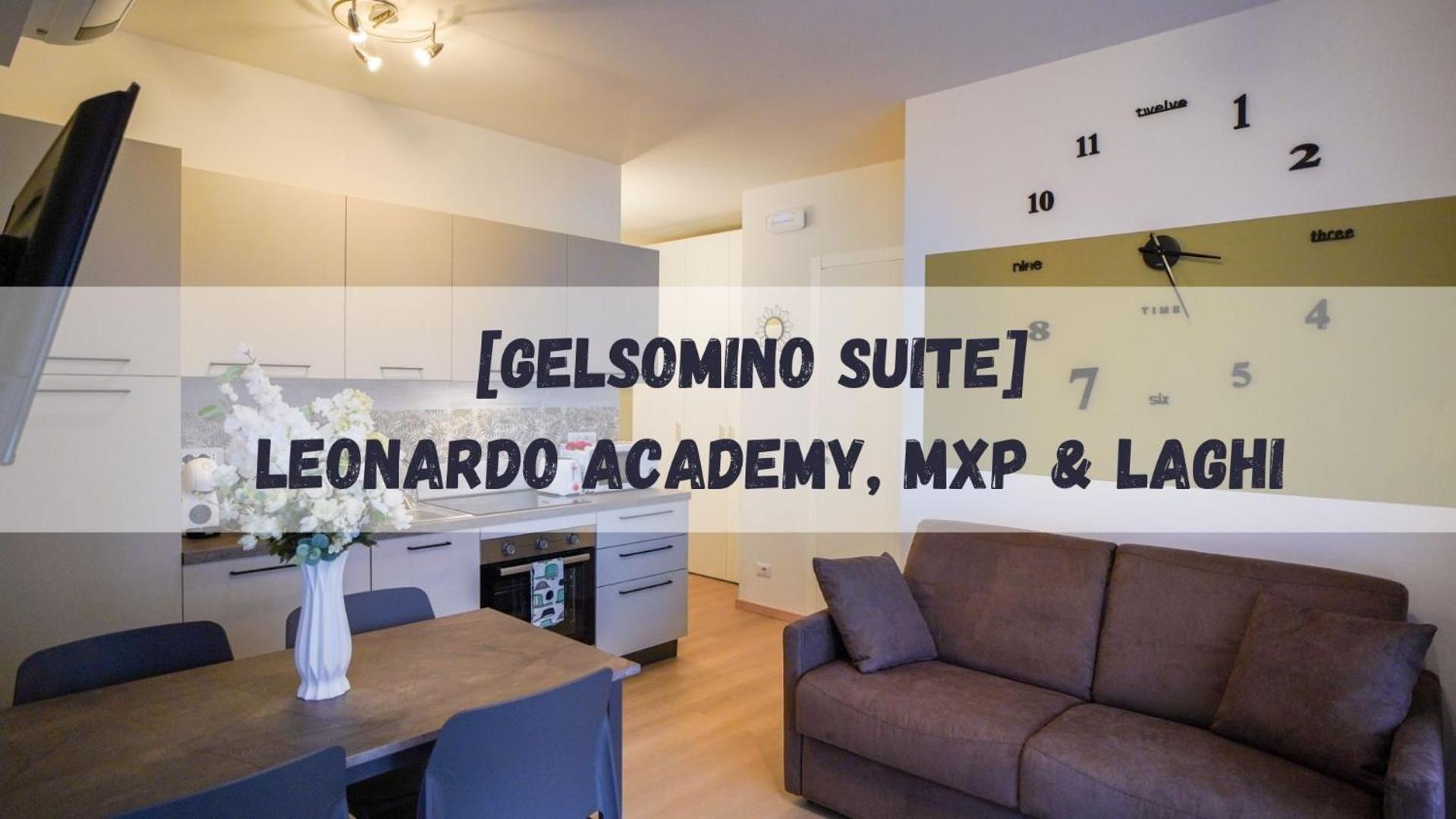 Gelsomino Suite Leonardo Academy, Mxp & Laghi Sesto Calende Eksteriør bilde